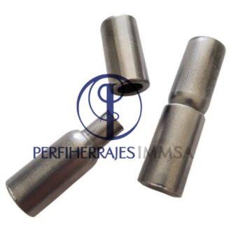 Bisagra Tubular Pulida Forjada 3/8"