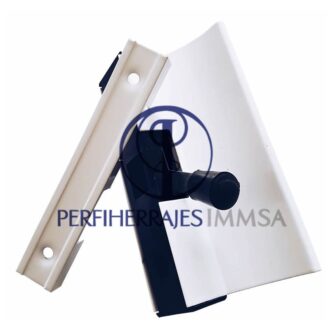 Jaladera De Aluminio De Broche (PERICO) Blanco 12 cms