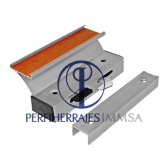 Jaladera De Aluminio De Broche (PERICO) Natural 12 cms