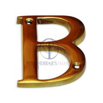 Letra de Bronce Mediana