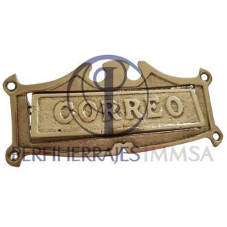 Placa Buzon De Bronce