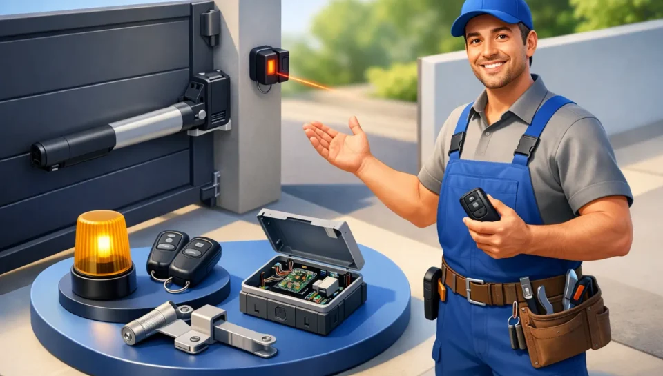 Accesorios para portones abatibles que sí responden