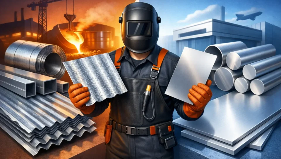 Acero galvanizado vs aluminio, cuál elegir