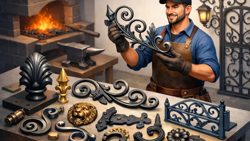 Guía de herrajes ornamentales para herrería