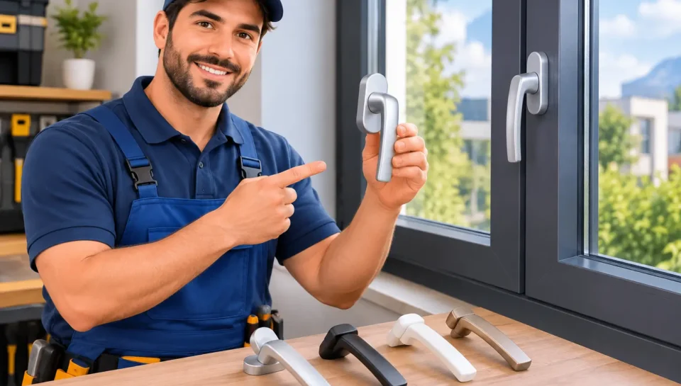 Manijas para ventana que resisten el uso diario
